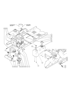 Kohler Engine Assembly 22hp Diagram and Parts List for ENFORCER48 53AH3AGN050-22HP Cub Cadet Lawn Tractor